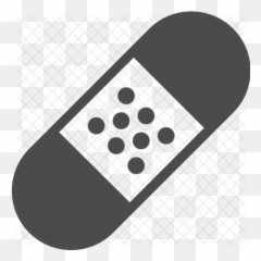 Bandaid Icon - Pill Black And White Png,Bandaid Png