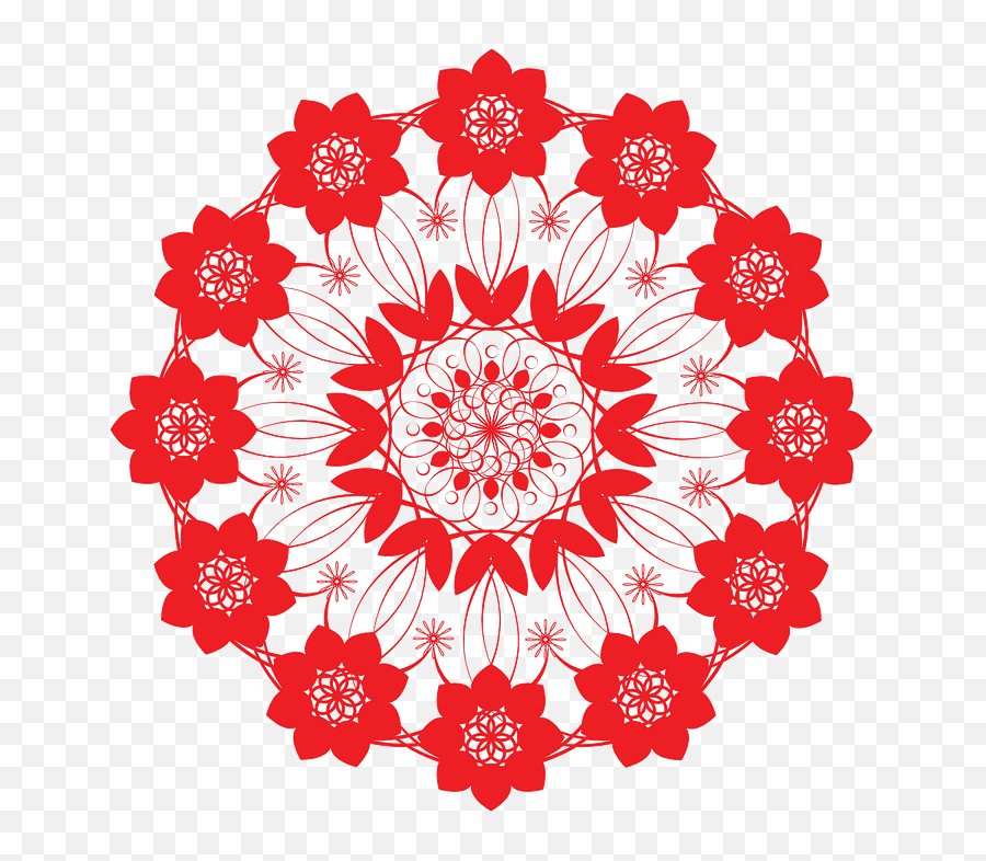 Pattern Red Flower - Common Symptoms Of High Blood Pressure Png,Floral Pattern Png