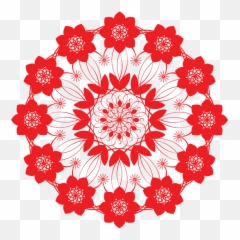 Pattern Red Flower - Common Symptoms Of High Blood Pressure Png,Floral Pattern Png