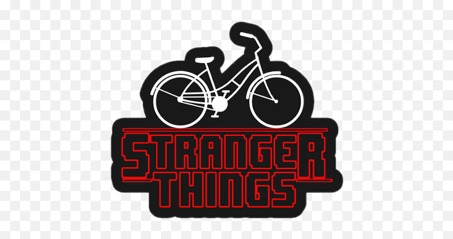 Stranger Things Bike Clipart - Bicicleta Stranger Things Png,Stranger Things Logo Png