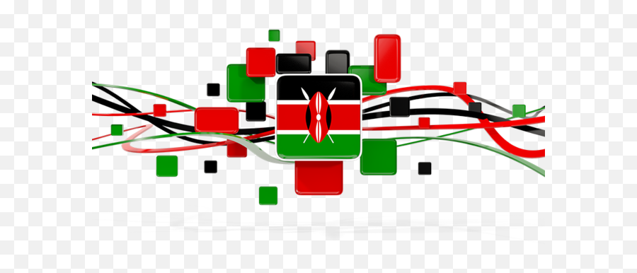 Square Pattern With Lines Illustration Of Flag Kenya - Afghanistan Flag Lines Png,Red Lines Png
