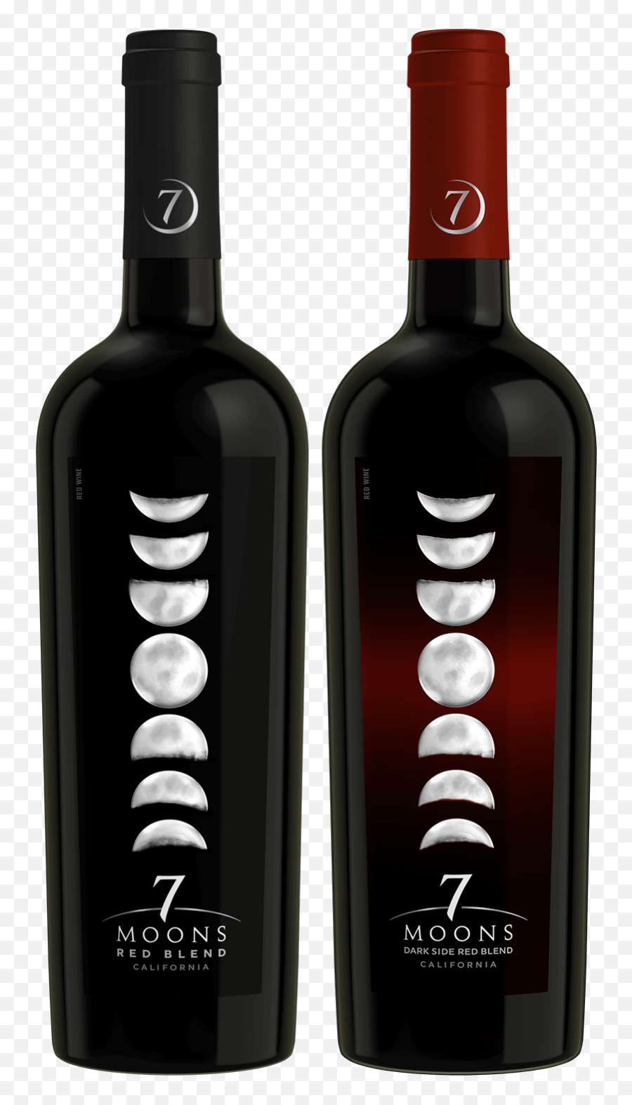 7 Moons Red Blend Wine - California Red Wine Seven Moons Red Blend Png,Glass Of Wine Png