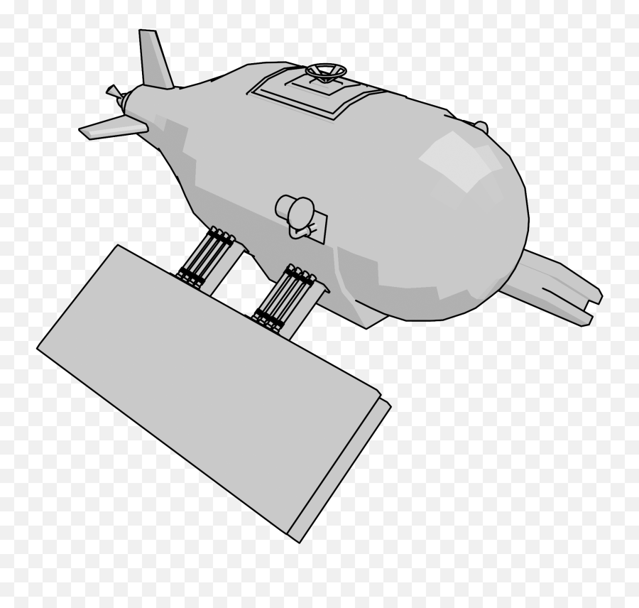 Submarine Complete Clipart Png U2013 Clipartlycom - Diagram,Airship Png