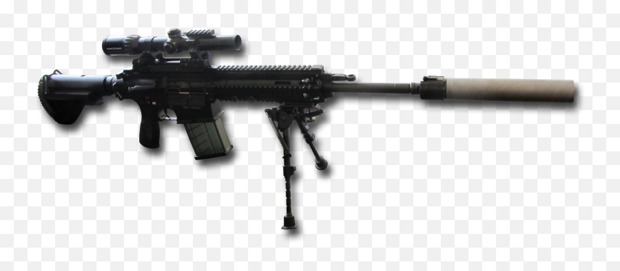 Heckler U0026 Koch Hk417 - Wikipedia Hk417 Assaulter Png,Hand Holding Gun Transparent