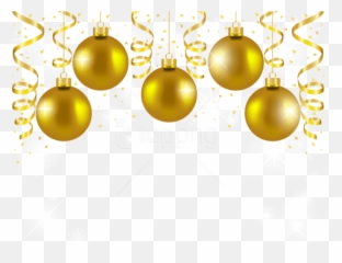 Gold Christmas Ornament Png - Christmas Gold Decorations Png,Christmas Ornament Png