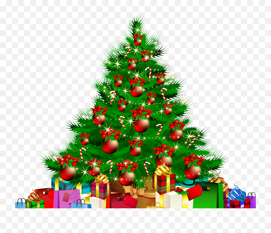 128462 Christmas Free Clipart Png Tree Transparent Background