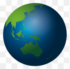 Globe Showing Asia - Earth Png,Earth Emoji Png