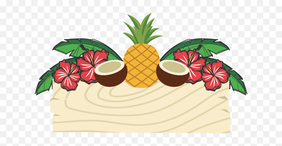 Tropical Coconut Pineapple Logo Generator - Coconut And Pineapple Logo Png,Pineapple Logo