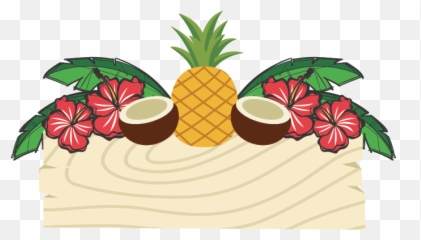 Tropical Coconut Pineapple Logo Generator - And png
