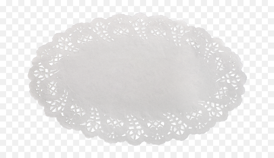 Oval Doily Paper - Napkin Png,Doily Png