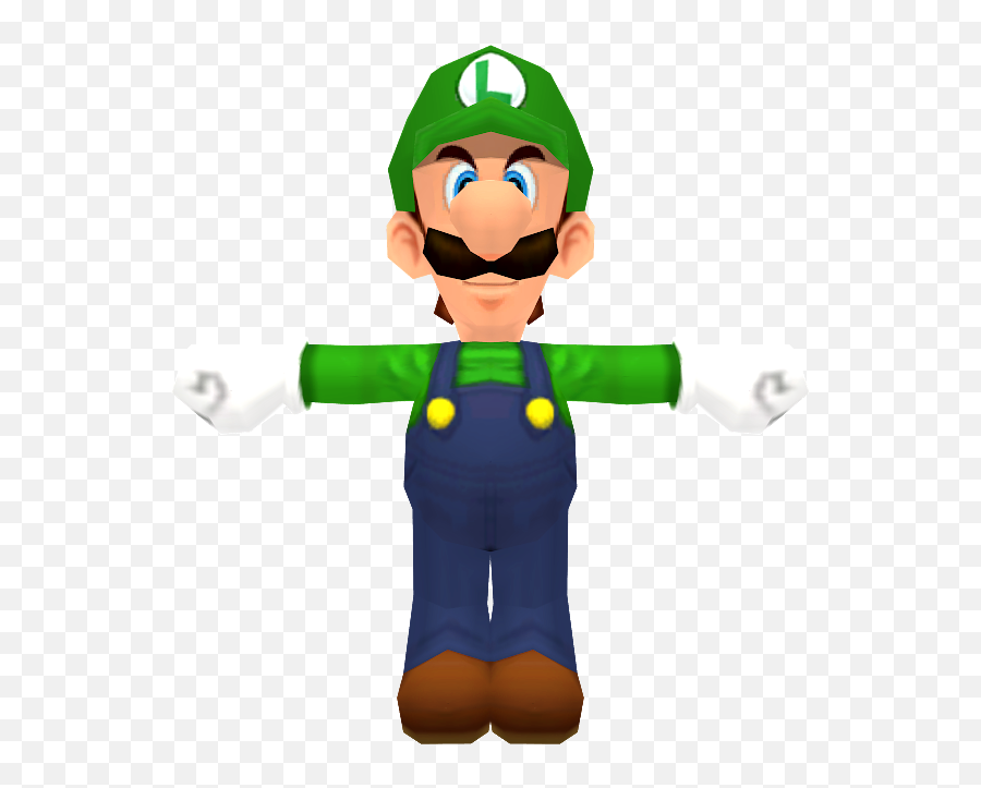 Wii - Super Mario Sunshine Mario Model Png,Luigi Png