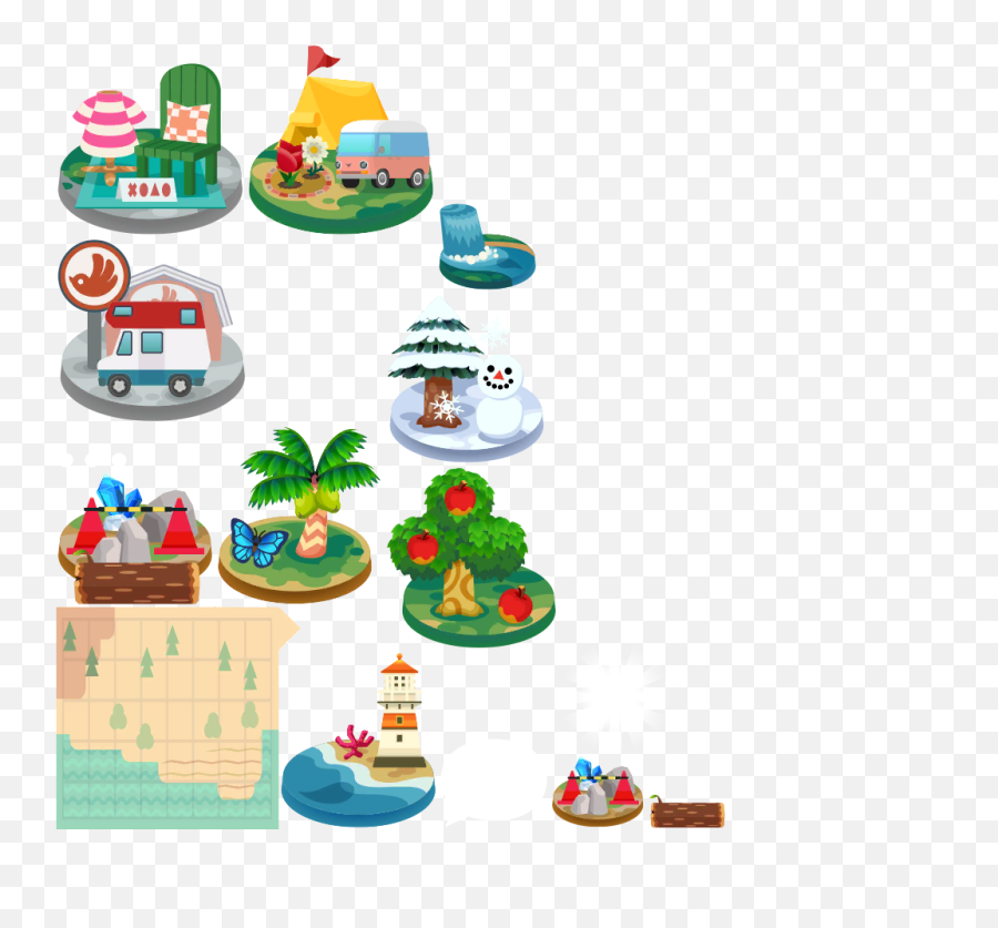 Mobile - Animal Crossing Pocket Camp Map Icons The Animal Crossing Happy Home Designer Map Png,Animal Crossing Png