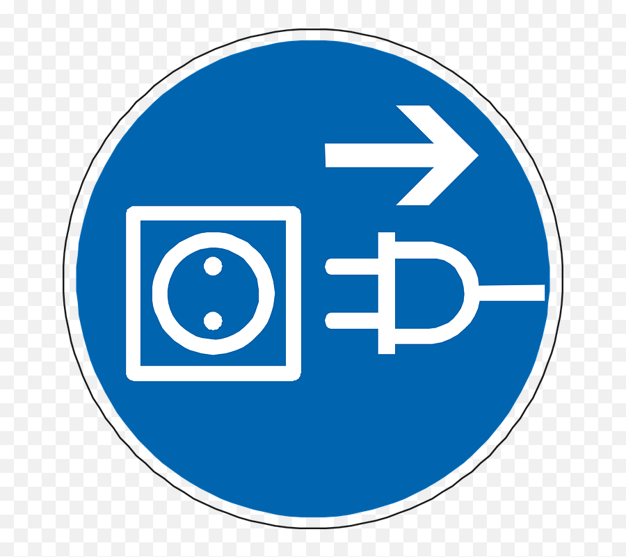 Unplug Plug Cable - Free Vector Graphic On Pixabay Disconnect Power Sign Png,Plug Png