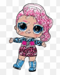 Snow Leopard Lol Dolls Cute Collectible - Lol Surprise Glitter Globe Snow Leopard Png,Snow Leopard Png