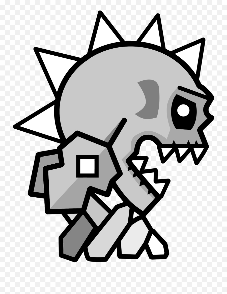 Gears Clipart Geometry Dash Picture 1199314 - Geometry Dash Icons Robot Png,Geometry Dash Logo