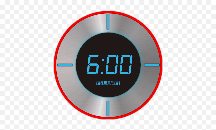 Digital Alarm Clock - 6pm Digital Clock Png,Digital Clock Png