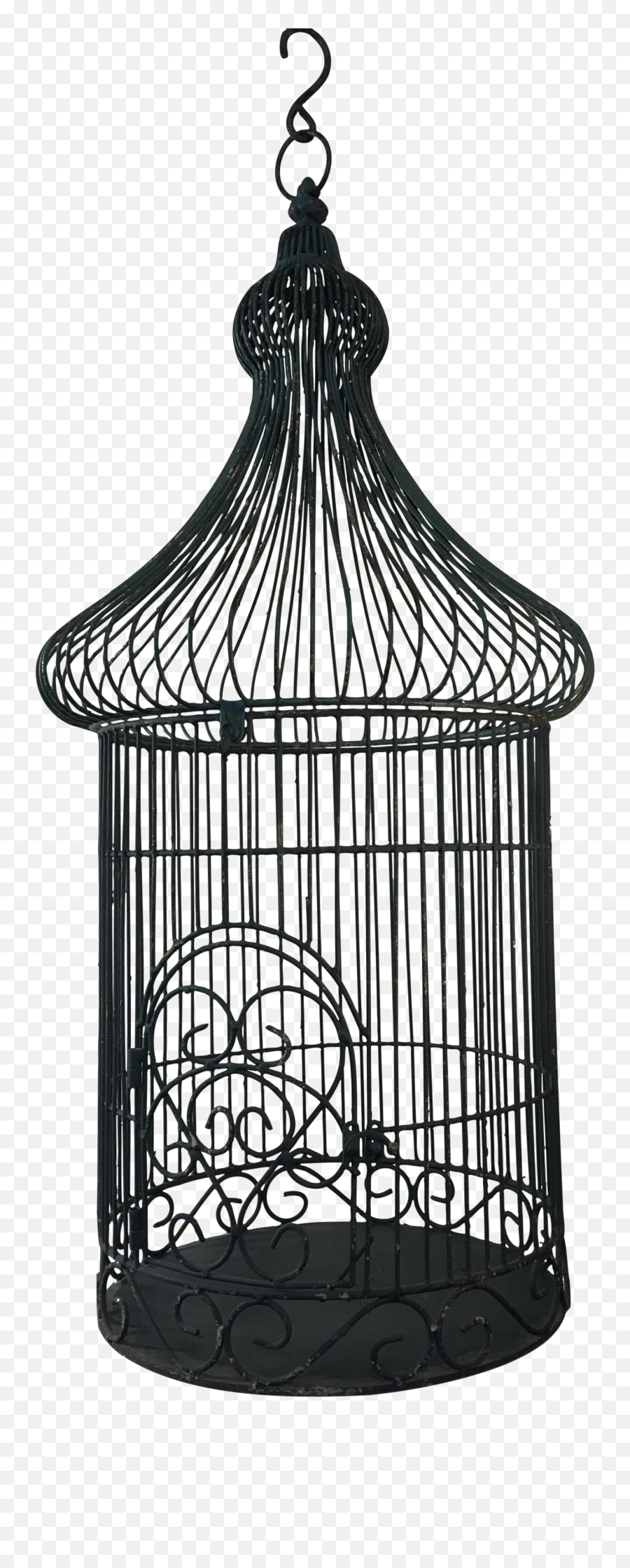 Vintage Bird Cage Planter Chairish 445935 - Png Images Cage,Bird Cage Png