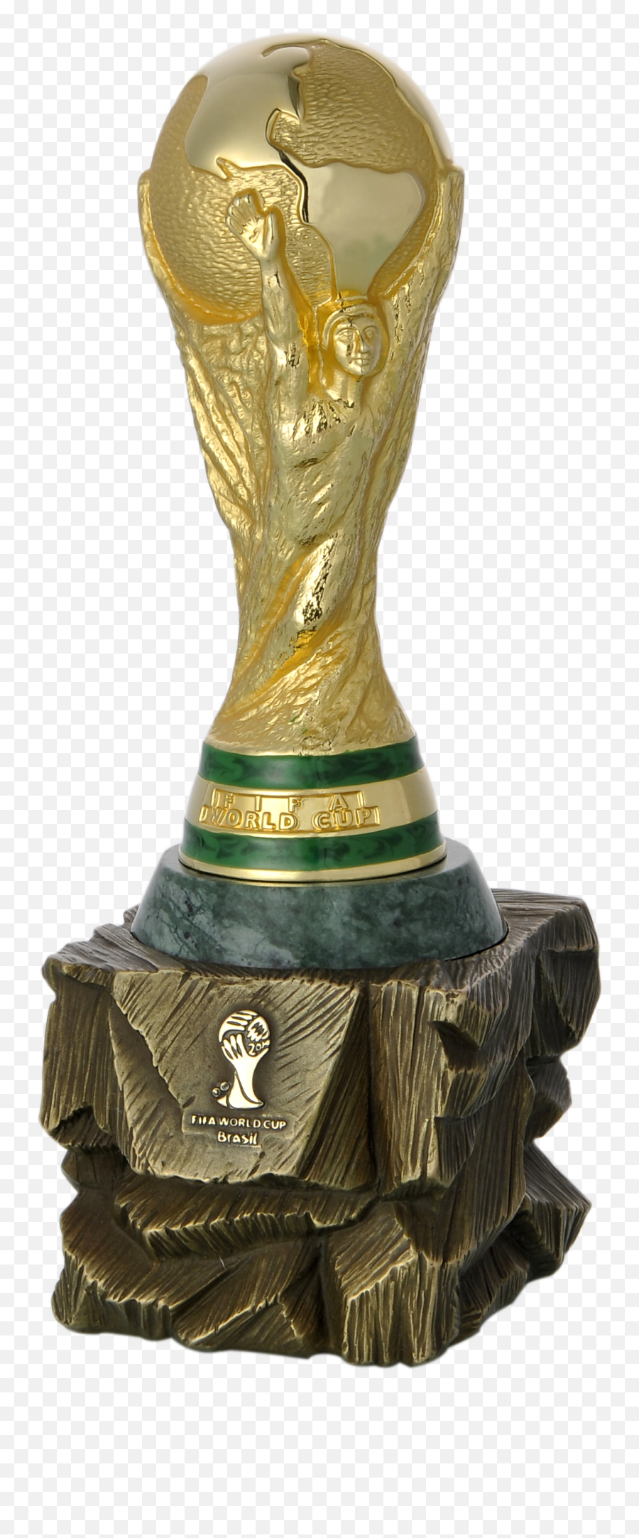 Download Hd Scored World Cup Trophy - Trophy Png,World Cup Trophy Png