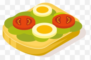 Sandwich Food Clipart - Circle Png,Food Clipart Png