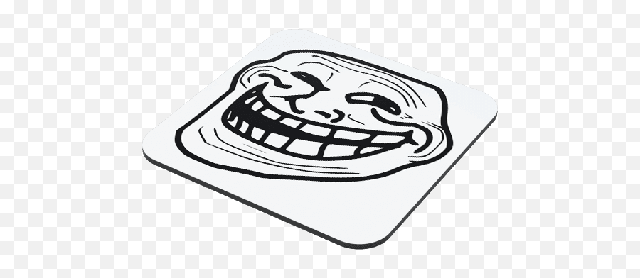 Download Meme Troll Face Coaster - Troll Face Full Size Troll Face Png,Troll Face Png No Background