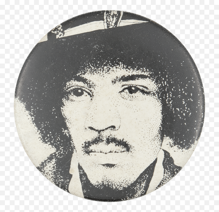Jimi Hendrix Illustration Busy Beaver Button Museum - Printing Png,Jimi Hendrix Png