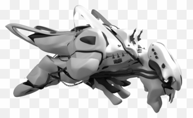3d Model - SciFi Space Ship Stockio Transparent Background png