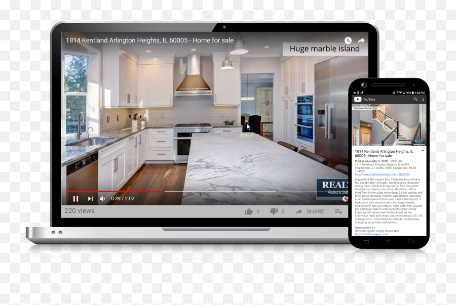 Property Real Estate Video - Youtube Kitchen Png,Youtube Video Png