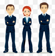 Download Hd La Persona Deberá - 3 Cartoon Business People Png