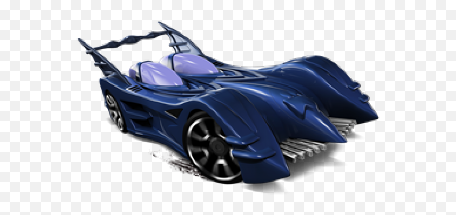 Drawn Race Car Batmobile - Hot Wheels Dc Comics Blue Batmobile Png,Batmobile Png