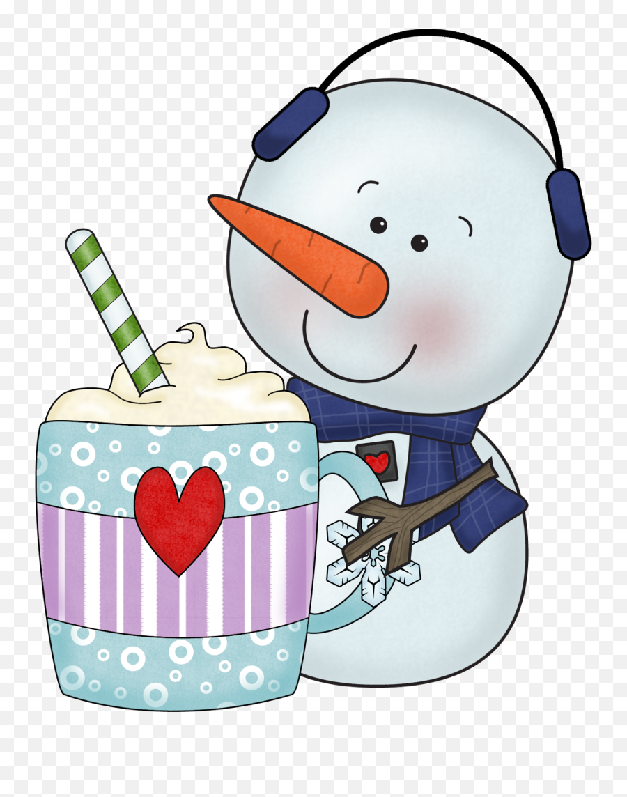 Holidays Clipart Hot Cocoa Transparent - Snowman With Hot Cocoa Png,Hot Cocoa Png