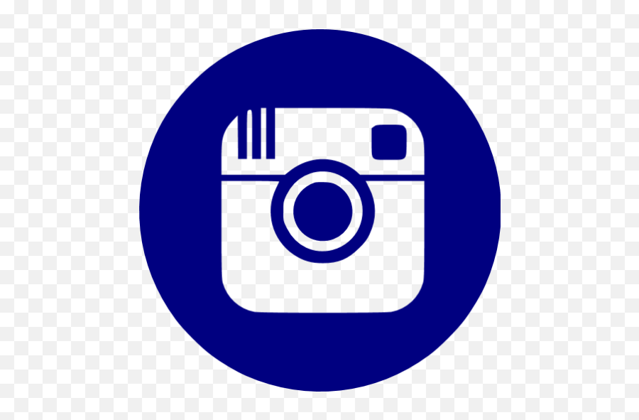 Navy Blue Instagram 4 Icon - Free Navy Blue Social Icons Instagram Icon Blue Jpg Png,Instagram Logos Png