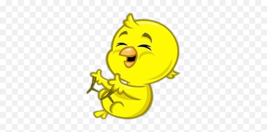 Little Yellow Chickadee Laughing Transparent Png - Stickpng Pintinho Amarelinho,Chicken Little Png