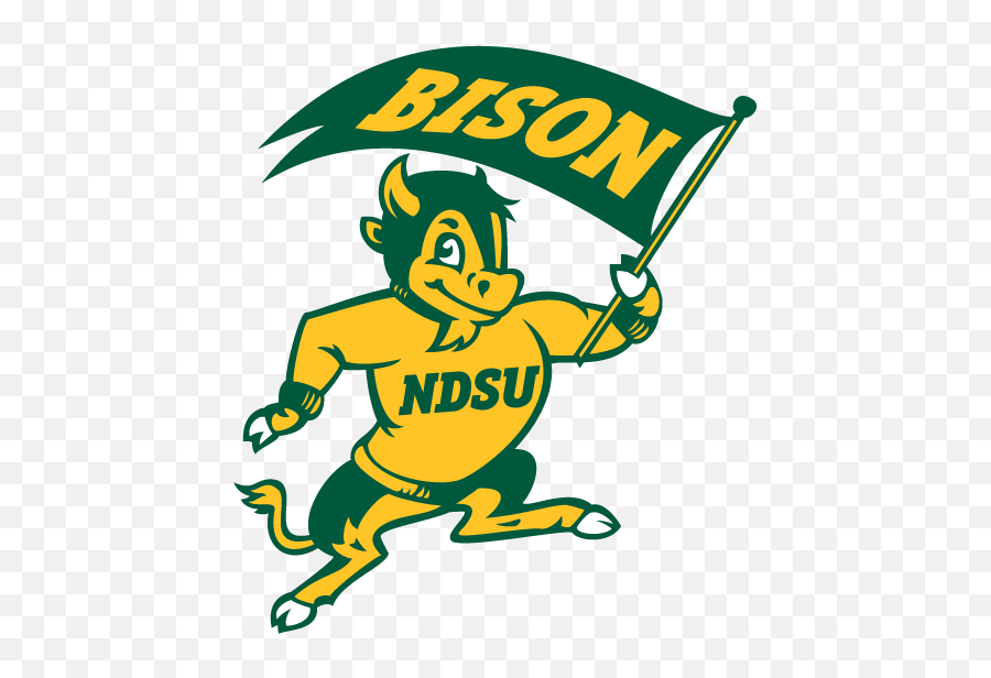 Vintage Mascot Logo Refresh - Transparent Ndsu Bison Old Logo Png,Ndsu Bison Logos