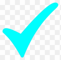 Aqua Checkmark Png Svg Clip Art For - Mark Transparent