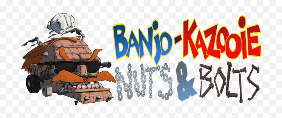 Nuts Bolts Alphabet - Banjo Kazooie Nuts And Bolts Logo Fail Png,Banjo Kazooie Png