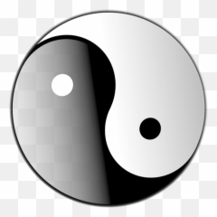 Download Yin And Yang Symbol Clip Art - 3d Png