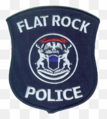 City Of Flat Rock - Police Department Solid Png,Police Badge Logo