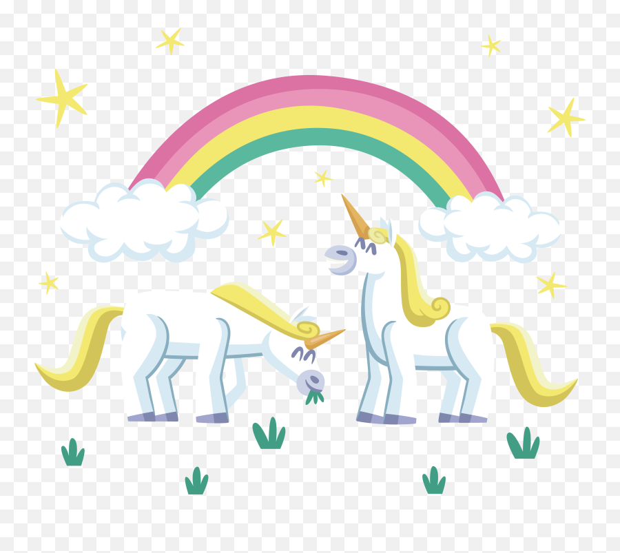 Unicorn Rainbow Clip Art - Unicorn Png,Rainbow Unicorn Png