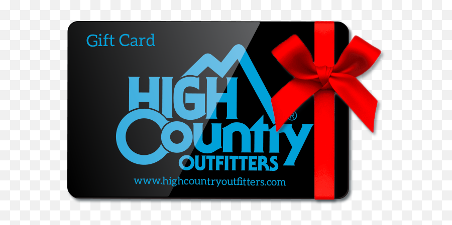 Gift - Cardredbow U2013 High Country Outfitters Png,Present Bow Png