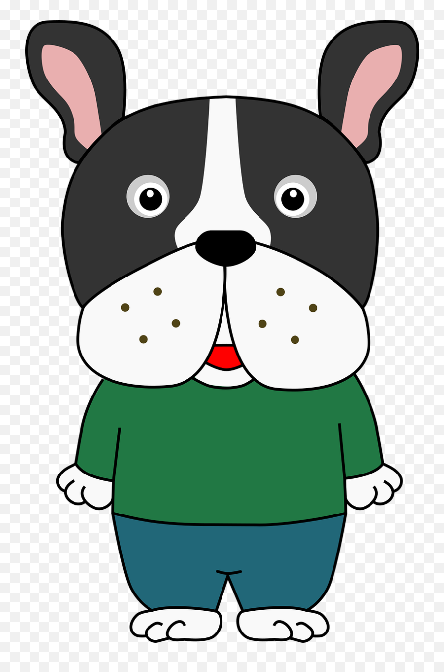 Bulldog French Dog - Free Vector Graphic On Pixabay Dot Png,French Bulldog Png