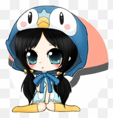 Download Hd 7 - Piplup Chibi Piplup Girl Transparent Png Finance And Leasing Association,Piplup Png