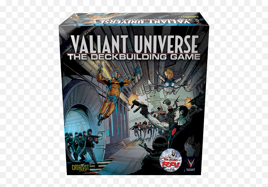 Valiant Universe The Deck - Building Game Catalyst Game Labs Valiant Universe The Deck Building Game Png,Valiant Comics Logo