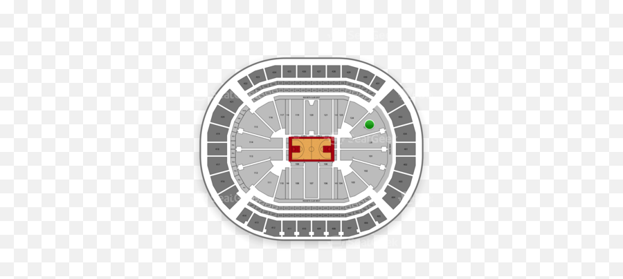 Toyota Center Section 125 Seat Views Seatgeek - For American Football Png,Houston Rockets Png