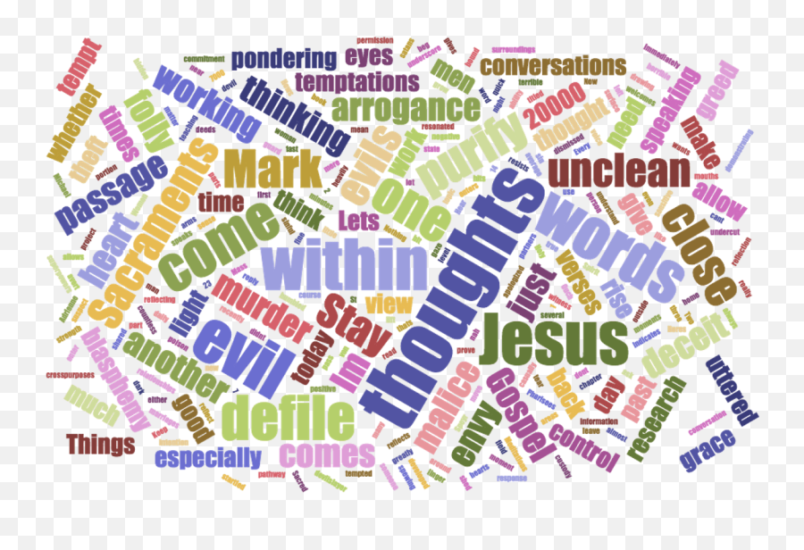 These Evils Come From - Gospel Of Mark Words Png,Yikes Png