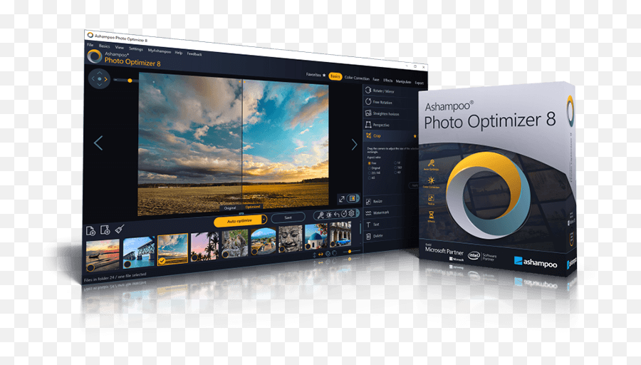 Ashampoo Photo Optimizer 8 - Image Optimization Electronics Brand Png,Winoptimizer Icon