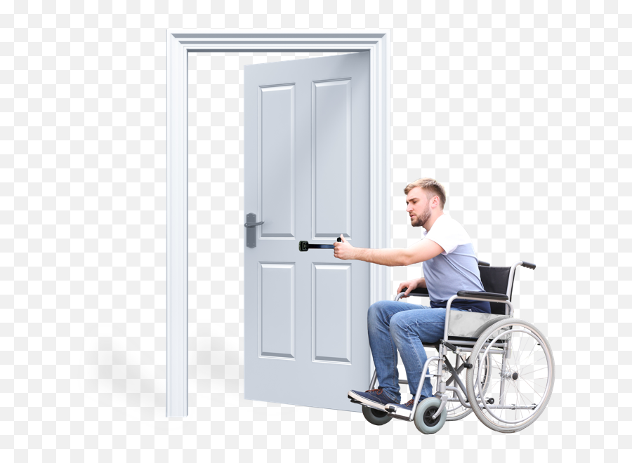 T - Wheelchair At The Door Png,Wheelchair Transparent