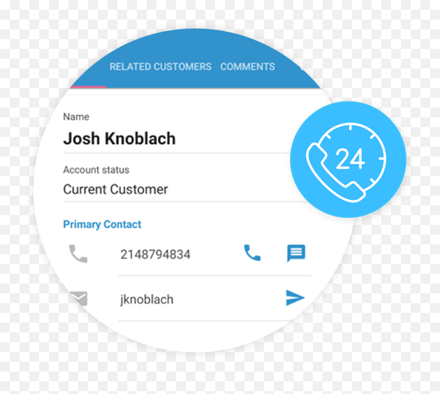 Field Service Software - Dot Png,Customer Information Icon
