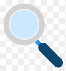 Magnifying Glass Icon Of Flat Style - Manifying Png
