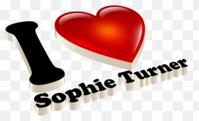 Sophie Turner Heart Name Transparent Png