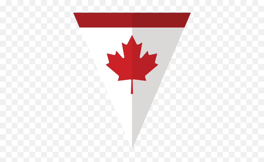 Flag Triangle Maple Leaf Badge Sticker - Arizona Coyotes Png,Canada Maple Leaf Png